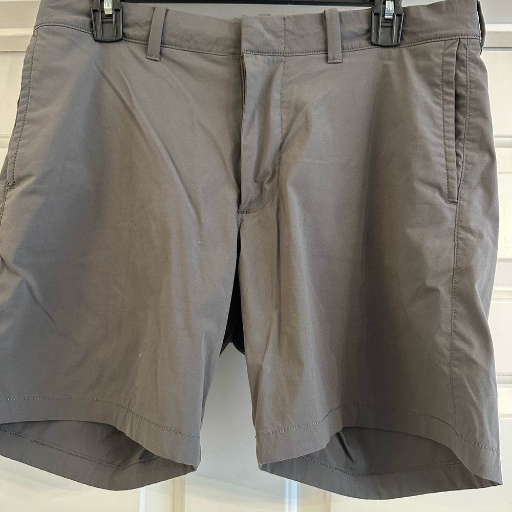 J. Crew Men's Charcoal Flat Front Shorts